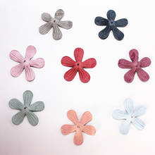 20pc Small Exquisite Leather Flowers Handmade Artificial Flower Head Wedding Decoration DIY Scrapbooking Craft Fake Flower 2024 - buy cheap