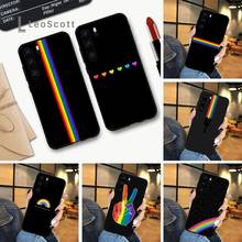 Funda de teléfono de orgullo arcoíris para lesbiana Gay, LGBT, para Huawei Y5, Y6 II, Y7, Y9, PRIME 2018, 2019, NOVA3E, P20 PRO, P10, Honor 10 2024 - compra barato