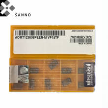 Insertos de carburo de AOMT123608-PEER-M cnc, herramienta de corte, puntas de carburo, AOMT123608-PEER-M, VP15TF, 10 Uds. 2024 - compra barato