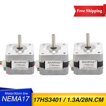 3PCS 17HS3401 Nema17 Stepper Motor 42 Series motor 42x34 mm motor  for 3D printer Monitor Equipment 2024 - buy cheap