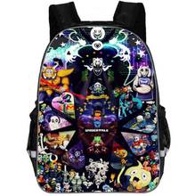 11/13/16 polegada undertale mochila animal anime fnaf freddy ut sans sacos de escola casuais crianças meninos meninas adolescente mochila presente 2024 - compre barato