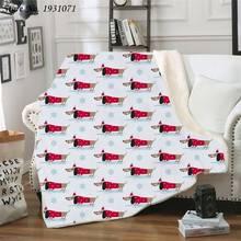 Dachshund Dog 3D Printed Fleece Blanket for Beds Thick Quilt Fashion Bedspread Sherpa Throw Blanket Adults Kids 12 2024 - buy cheap