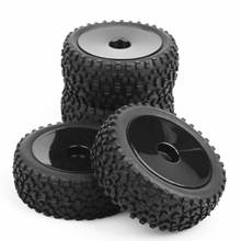 4Pcs 12mm Hex 1/10 RC Off-Road Buggy Car with Foam Front & Rear Tires Wheel Rims 2024 - buy cheap