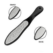 1pc  Foot Rasp Heel File Double Side Stainless Steel Pedicure Callus Remover Dead Skin Scrubber Relax Plantar Nerve Foot Care 2024 - buy cheap