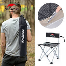 Naturehike Camping Chair Portable Folding  Backrest FishingChair Outdoor Picnic Camping Beach BBQ Travel NH16J001-J 2024 - buy cheap