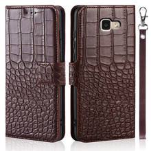 Flip Phone Case for Samsung Galaxy A3 2017 A320 SM-A320F Cover cases Crocodile Texture Leather Coque Wallet Capa Card Holder 2024 - buy cheap