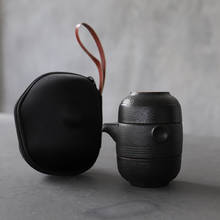 LUWU керамический чайник gaiwan чайный портативный дорожный чайный набор китайская глина Посуда для напитков 2024 - купить недорого