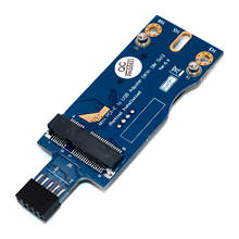 Мини PCI-E беспроводной к USB с слотом для sim-карты WWAN LTE модуль адаптер карта для рабочего стола Встроенная система USB 9Pin мини PCI-E адаптер 2024 - купить недорого