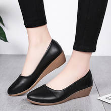 Nova mulher sapatos de couro sapatos casuais sapatos casuais sapatos casuais mulher preto plana tamanho grande 2024 - compre barato