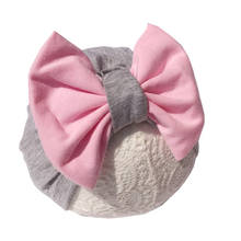 2020 New Cute Baby Hat Cotton Soft Turban Ear Knot Girl Hat Bohemian Style Children's Kids Newborn Cap for Baby Girls Headwear 2024 - buy cheap