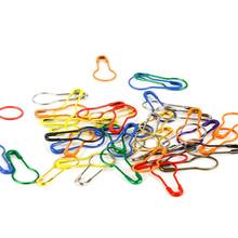 100pcs Mix Color Safety Pins Gourd Shape Clips Marker Tag Gourd Pins Safe Craft Knitting Cross Stitch Holder DIY Sewing Tools 2024 - buy cheap