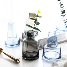 Vaso de vidro hidropônico, vaso de flores com sistema de terrário, para casamentos, decoração de casa e sala de estar 2024 - compre barato