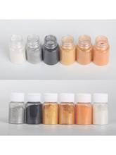 6 Color Metal Tones Mica Pearl Powder Pigment Kit Cosmetic Grade Metallic Dye Paint Epoxy Resin Art Making 2024 - buy cheap
