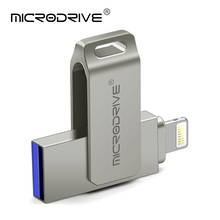 Metal USB Flash Disk 128GB OTG Pen Drive 32GB 64GB  USB flash drive for iPhone /6/7/8/S/11 Pro/XR/ Etc.USB Memory Stick 2024 - buy cheap