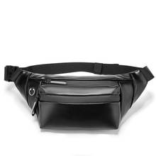 Men's Waist Packs male Thick Leather Fanny Pack Belt Bag Phone Pouch Bags Travel Waist Pack Male Large Waist Bag Leather Pouch 2024 - buy cheap