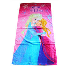 Disney Hug Elsa Anna Princess Frozen 2, банное полотенце для маленьких девочек, подарок для девочек, пляжное полотенце для душа, полотенце для бассейна 60х120см 2024 - купить недорого