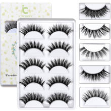 5Pairs Mink Lashes 3D Soft Mink Eyelashes 1cm-1.5cm Natural Long False Eyelashes Makeup Eyelash Extension Faux Cils Magnetique 2024 - buy cheap