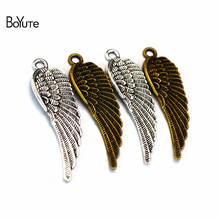 BoYuTe-Colgante de alas de Ángel Diy, accesorios de joyería hecha a mano, 45x14MM, 60 uds. Por lote, venta al por mayor 2024 - compra barato
