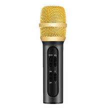 Portable Professional Karaoke Condenser Microphone Sing Recording Live Microfone For Mobile Phone Computer With ECHO Sound Card 2024 - buy cheap