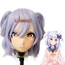 (KNJ02)Customize Handmade Crossdress 3/4 Head Female/Girl Resin Japanese Cartoon Character Animego Cosplay Kigurumi Mask 2024 - buy cheap