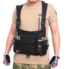 Hunting Tactical Radio Vest Chest Rig Harness Airsoft Walkie Talkie Pouch Holster Military Paintball Equipment Army Vests 2024 - buy cheap