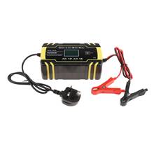 Smart Car Battery Charger 12V 8A 24V 4A Fast Emergency Automatic Motorcycle Charging Pulse Repair LCD Display 2024 - buy cheap