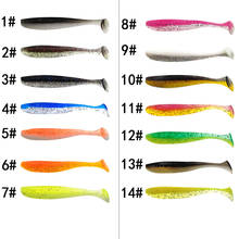 20 pcs 5.5cm/7.5cm 14 colors soft baits fishing lures t-tail sub soft bait pencil lure banana fish trout catfish carp bait 2024 - buy cheap