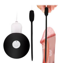 20 Speeds Urethral Vibrator Silicone Catheter Dilators Male Masturbator Sex Toys For Men Penis Plug Urethral Sounds Dilators 2024 - buy cheap
