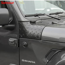 Engine Cover Car Stickers for Jeep Wrangler JL 2018+ Car Hood Angle Wrap Covers for Jeep Wrangler JL 2019+ Car Accessories 2024 - buy cheap