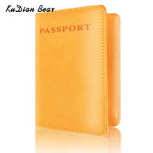 KUDIAN BEAR-funda de pasaporte RFID para hombre, Cartera de viaje, moderna, para tarjetas de visita, BIH236 PM49 2024 - compra barato
