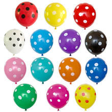 10pcs 12inch Latex Polka Dot Balloons For Party Wedding Birthday Marry Decoration Wholesale Inflatable Air Balls Globos Supplies 2024 - buy cheap