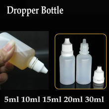 Botellas Vacías de plástico con cuentagotas, gotero de líquido para ojos de muestra, rellenables, 5 unidades 2024 - compra barato