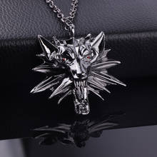 Punk Accessories Wolf Head Necklace Men Glamour Jewelry Party Jewelry 2024 - buy cheap