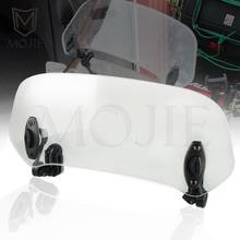 Motorcycle Windshield Extension Spoiler Windscreen Air Deflector For MOTO GUZZI V7 Stone/Special V9 Bobber/Roamer V11 Bellagio 2024 - buy cheap