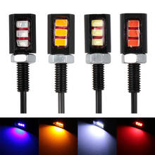 2PCs 12V 3LED Universal Car Motorcycle License Number Plate Screw Bolt Light Bulb Lamp Motorbike Styling Tools Accessories 2024 - buy cheap