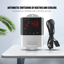 Dtc1200 ac 110v 220v digital termostato controlador de temperatura sensor aquecimento refrigeração para aquário incubadora substituir STC-1000 2024 - compre barato