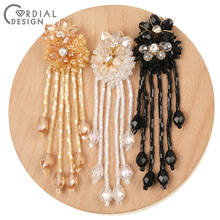 Cordial Design 20Pcs 21*83MM Earrings Accessories/Crystal Charms/Tassel Shape/Hand Made/DIY Making/Jewelry Findings &Components 2024 - buy cheap