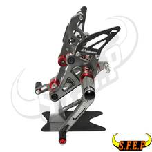 CNC Adjustable Footrest Rear Sets Rearsets For Yamaha MT07 FZ07 MT-07 FZ-07 2014 2015 2016 2017 2024 - buy cheap