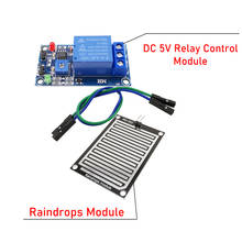 Релейные модули управления датчиком дождя и воды, 3 шт./компл., 5 в постоянного тока, датчик погоды и влажности для Arduino 2024 - купить недорого