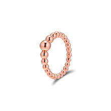 QANDOCCI Роза нитка бисера кольцо femme 925 пробы серебряные Свадебные кольца для женщин Оригинальные Модные ювелирные изделия anillos 2024 - купить недорого
