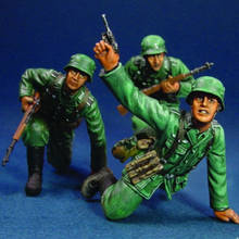 1/35  Resin Model Building Kit Figure  Soldiers  (3 figures) 2024 - buy cheap