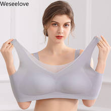 Weseelove Sports Bra Without Frame Seamless Underwear Women BH Large Size Women's Bra Sleep Bralette Vest Sport Bras Women X42 2024 - buy cheap