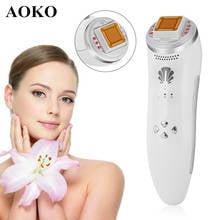 Aoko anti-envelhecimento rf radiofrequência facial máquina da beleza face lifting pele apertar remover rugas rejuvenescimento da pele massagem facial 2024 - compre barato