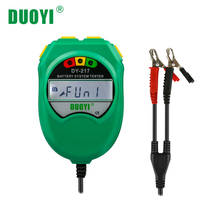 DUOYI DY217 Car Storage Battery Tester 9-18V Lead-acid Battery Healthy Analyzer CCA 100-1700 LCD Display Auto Diagnostic Tool 2024 - buy cheap