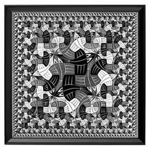 Escher carree arte impressão poster quadros a óleo lona para decoração de casa arte da parede 2024 - compre barato