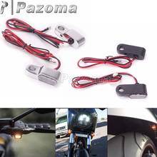 Metal Shell Waterproof LED Mini Motorcycle Turn Signals Indicator Blinker Light Lamp For Harley Honda Cafe Racer Cruiser Bikes 2024 - buy cheap