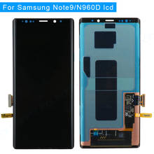 Tela lcd para celular samsung galaxy, touch screen, digitalizador, montagem, n960, n960f, n960d, n960ds 2024 - compre barato