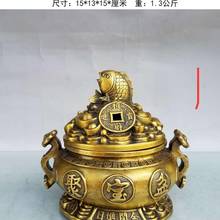 select Style Copper Cornucopia Lucky Ingot Living Room Feng Shui Decoration Jucai Piggy Bank Store Opening Decoration Gift 2024 - buy cheap