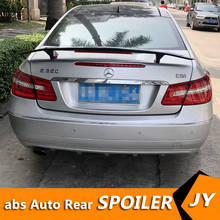 Para mercedes benz w212 spoiler 2008-2018 e260/e200/e300 e-class coupe tf abs material do carro asa traseira primer cor spoiler traseiro 2024 - compre barato