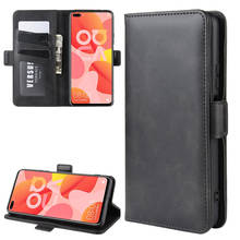 Case For Huawei Nova 6 4G Leather Wallet Flip Cover Vintage Magnet Phone Case For Huawei Nova 6 4G Coque 2024 - buy cheap